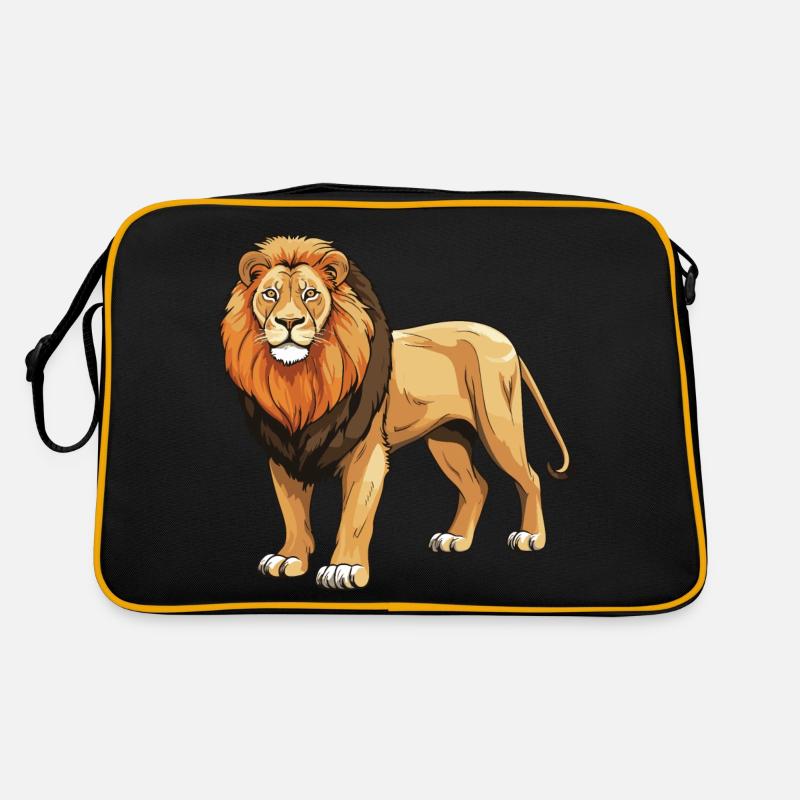 Lion Animal Retro Bag