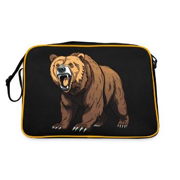 Animal Ours - Sac Retro - noir/or - Dos