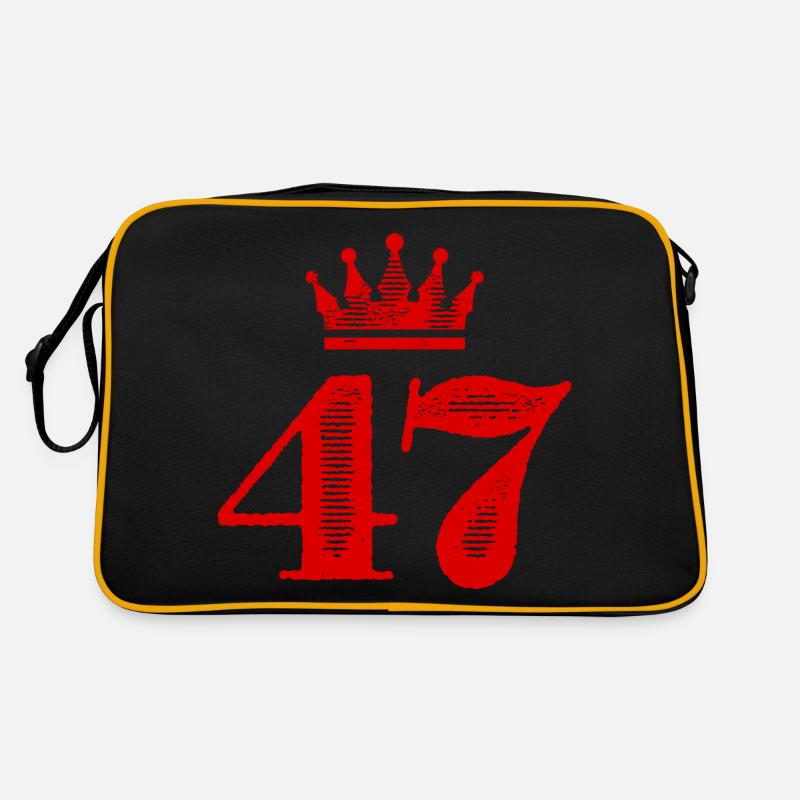 47 Couronne numérique Sac Retro