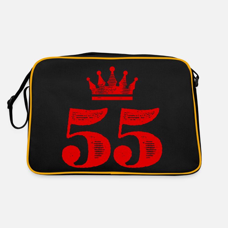 55 Couronne numérique Sac Retro