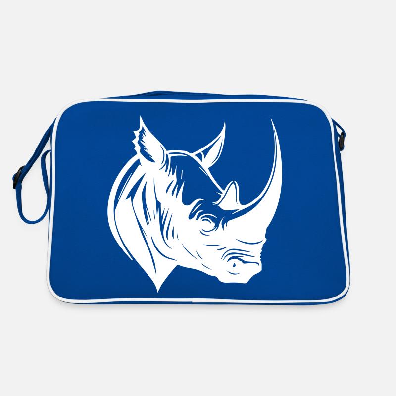 Tête d’animal de rhinocéros Sac Retro