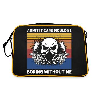 Car painter offer for coachbuilders - Retro Bag - black/gold - Back