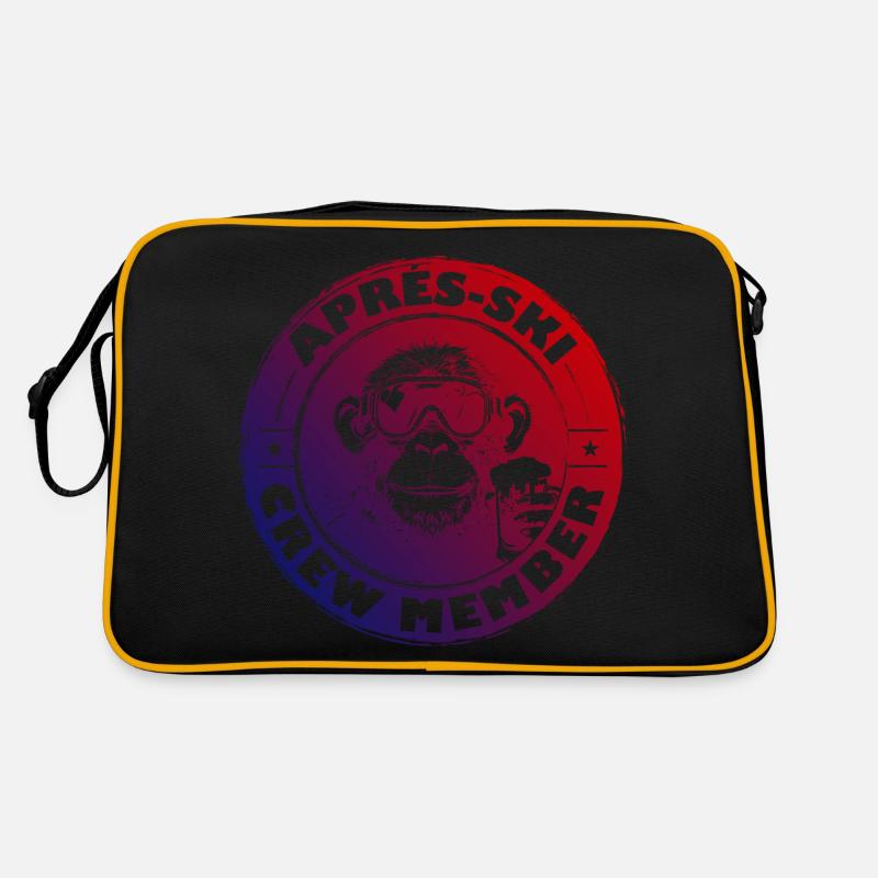 Monkey Après-Ski Équipe Dire Coloré Sac Retro