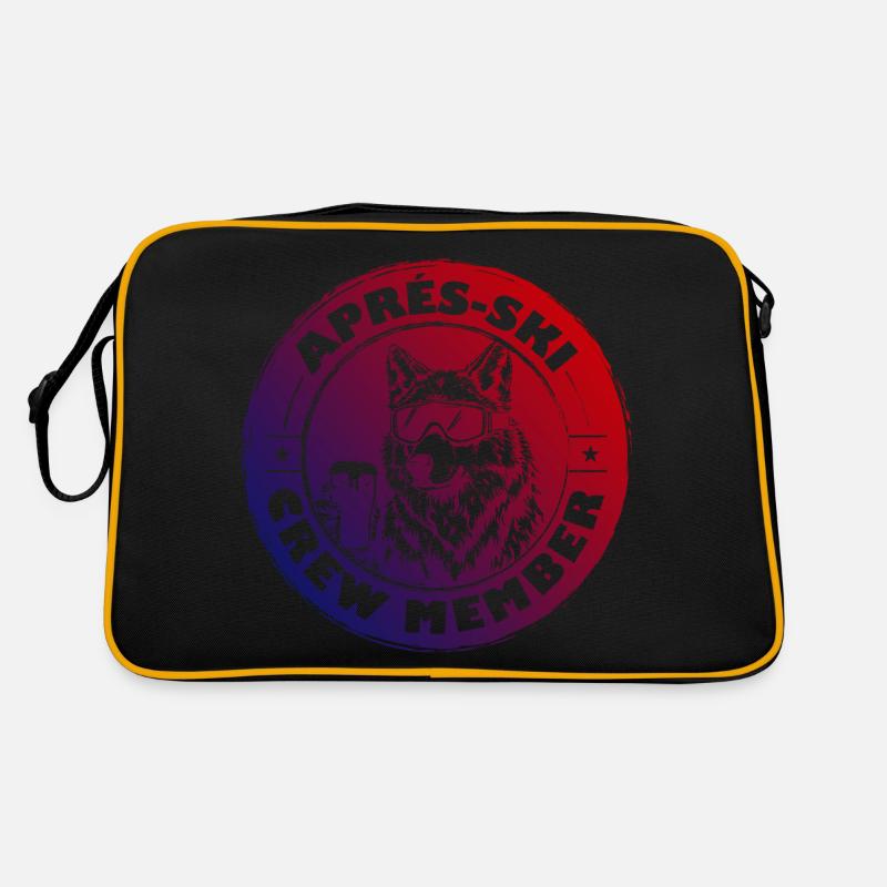 L’équipe d’après-ski Wolf dit coloré Sac Retro