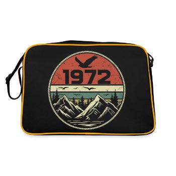 Vintage 1972 Classique 1972 rétro 1972 Cadeau 1972 - Sac Retro - noir/or - Dos