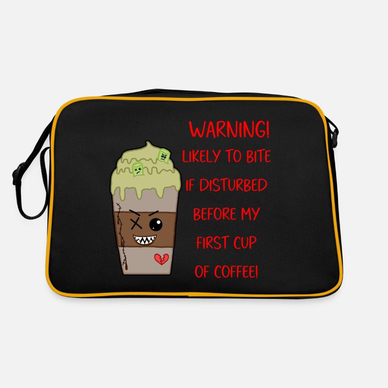 Coffee Zombie Retro Bag