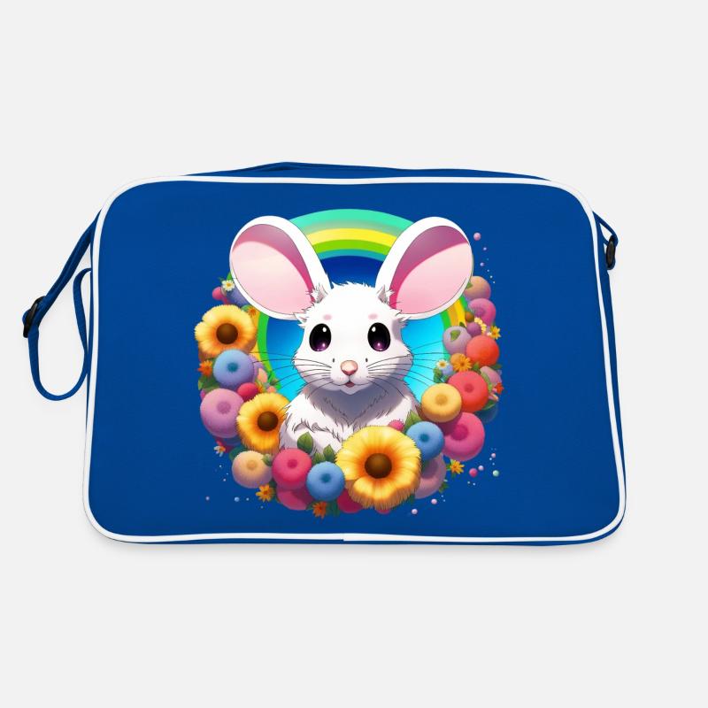 Rainbow Mouse Retro Bag