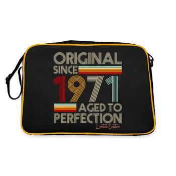 1971 - Sac Retro - noir/or - Dos