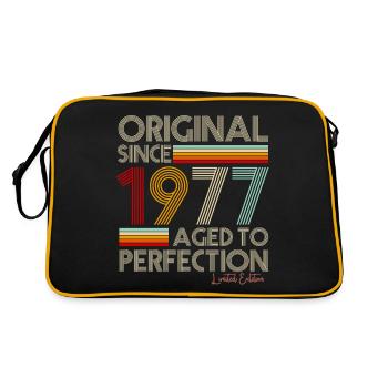 1977 - Sac Retro - noir/or - Dos