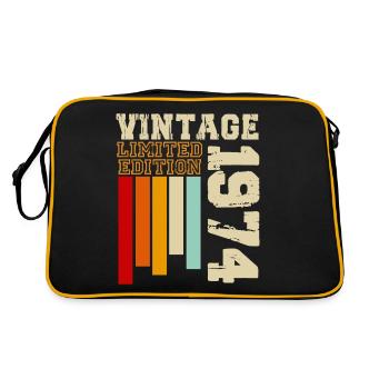 1974 - Sac Retro - noir/or - Dos