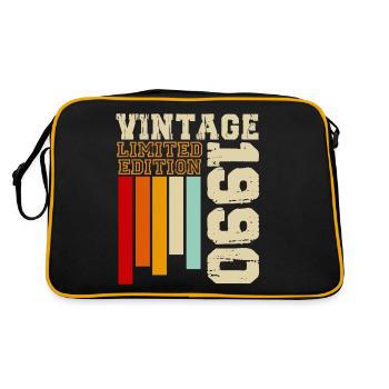 1990 - Sac Retro - noir/or - Dos