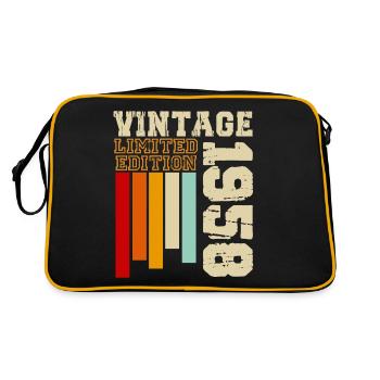 1958 - Sac Retro - noir/or - Dos
