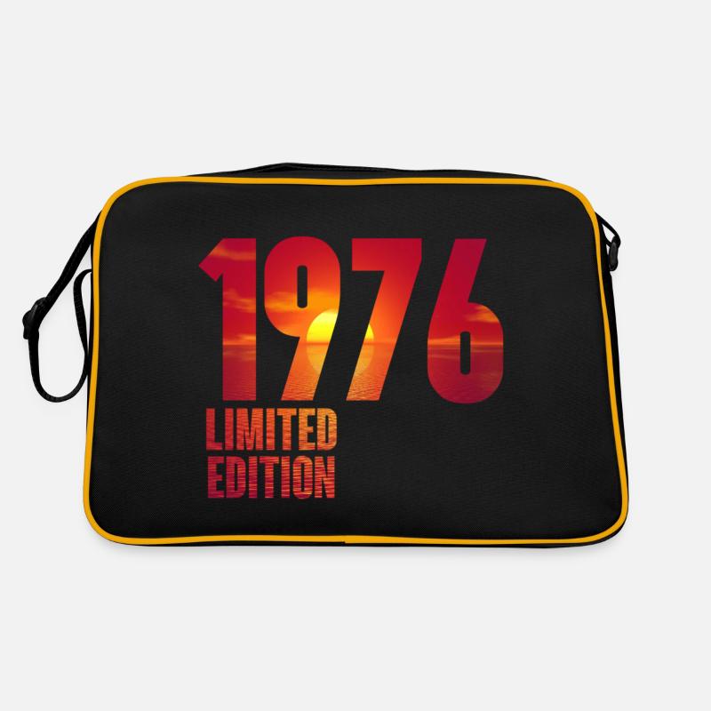 1976 - Retro Tasche - Schwarz/Gold