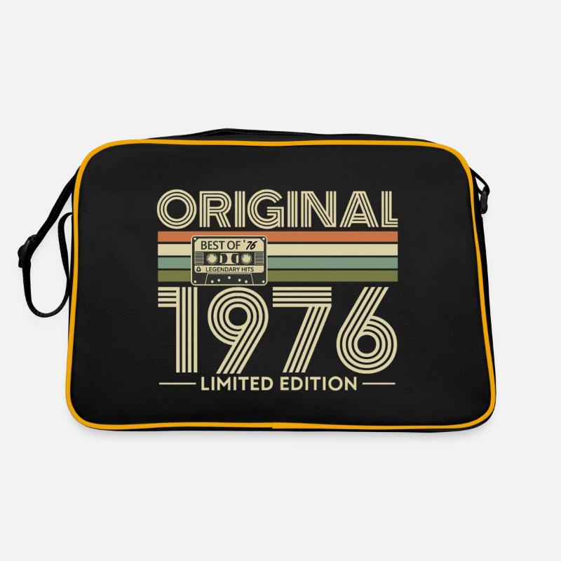 1976 - Retro Tasche - Schwarz/Gold