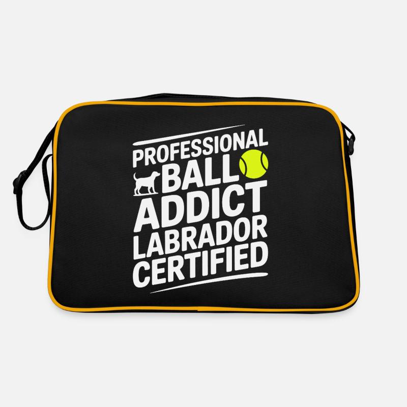 Ball Addict Labrador Certifié Chien Drôle Sac Retro