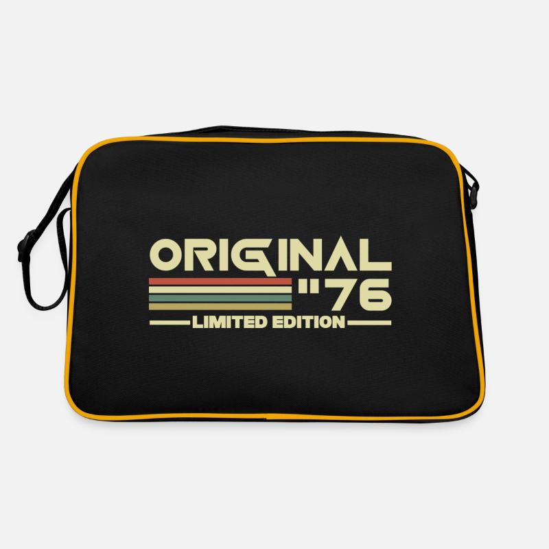 1976 - Retro Tasche - Schwarz/Gold