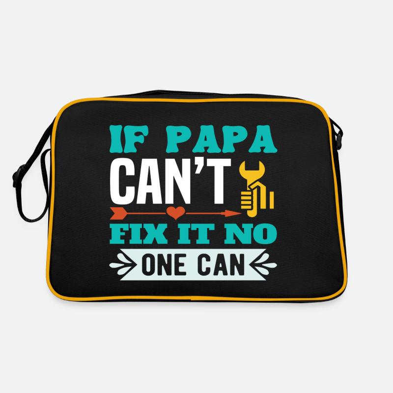 If Not Dad Can Fix - No One Can Retro Bag