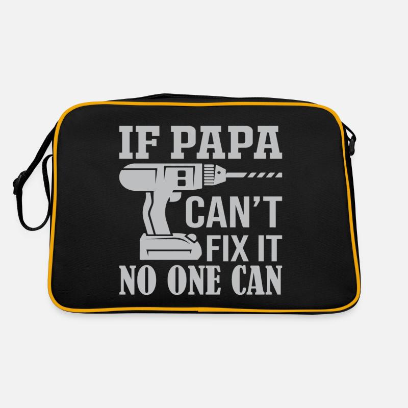 If Not Dad Can Fix - No One Can Retro Bag