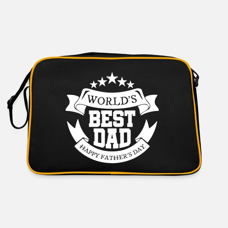 Der beste Papa der Welt - der beste Papa der Welt - Farce Retro Tasche