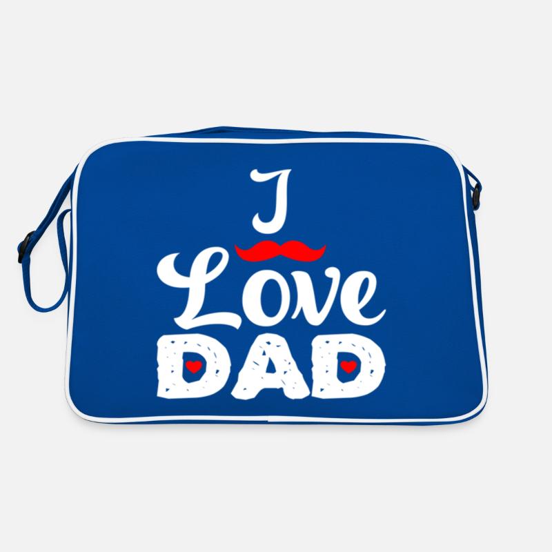 Ich liebe Papa SE Retro Tasche