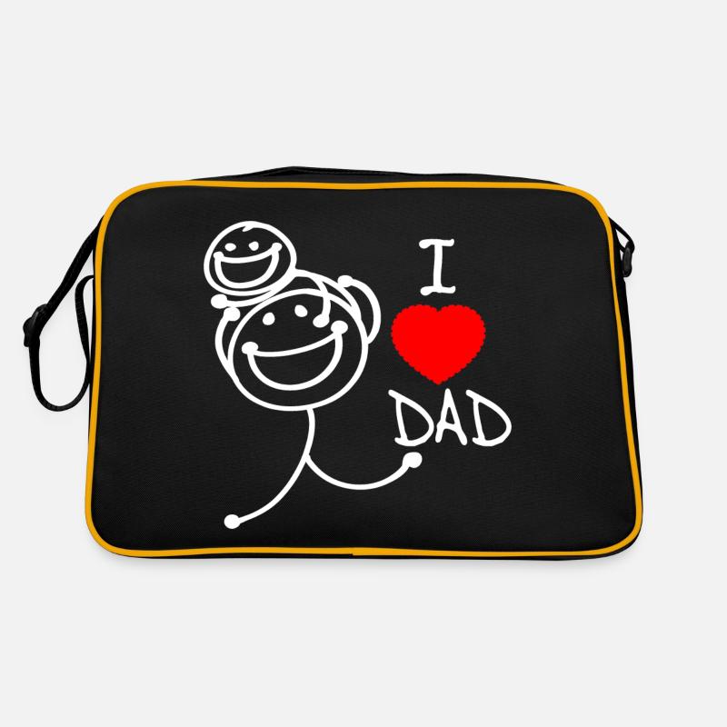 Ich liebe Papa SE Retro Tasche