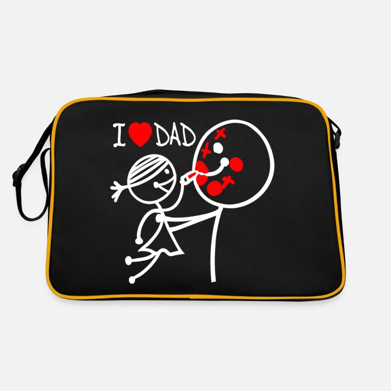 Ich liebe Papa SE Retro Tasche