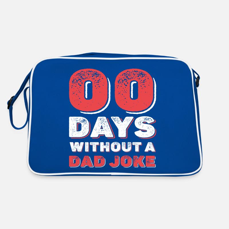 0 days without dad joke gift Retro Bag