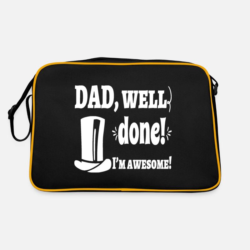 Father's Day - Retro Bag - black/gold