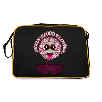 MOND - Retro Tasche - Schwarz/Gold - Hinten