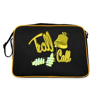 APPEL DE TROLL - Sac Retro - noir/or - Dos