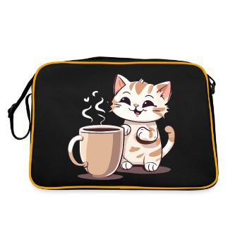 Chatcolate #2 - Retro Bag - black/gold - Back