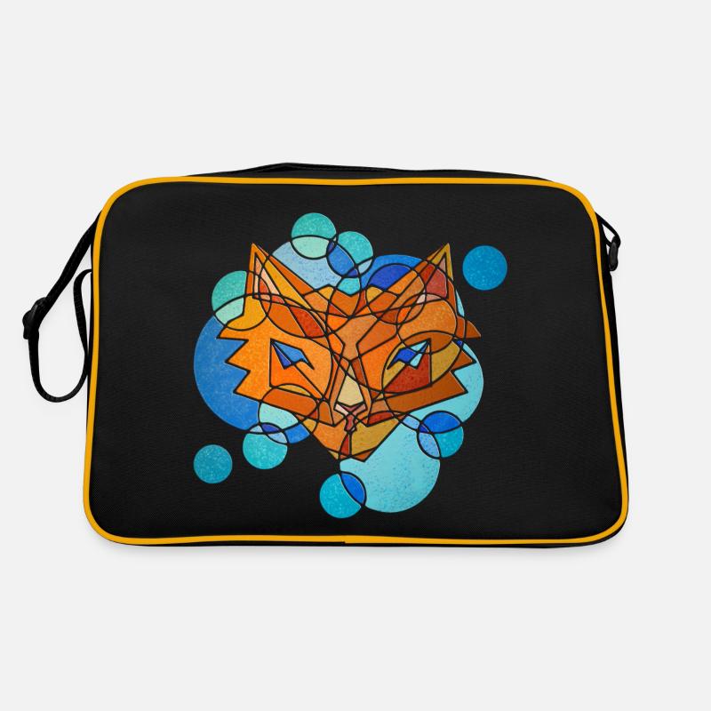 Fuchs Geometrie Retro Tasche