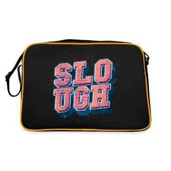 Slough Angleterre UK City Font Vintage Rétro - Sac Retro - noir/or - Dos