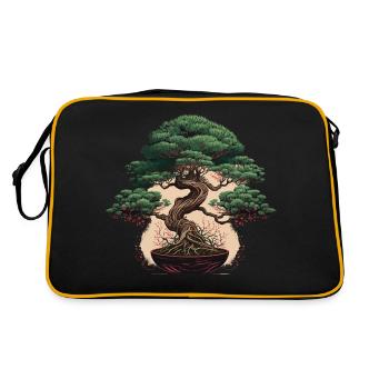 Nature Tiny Treasure - Retro Bag - black/gold - Back