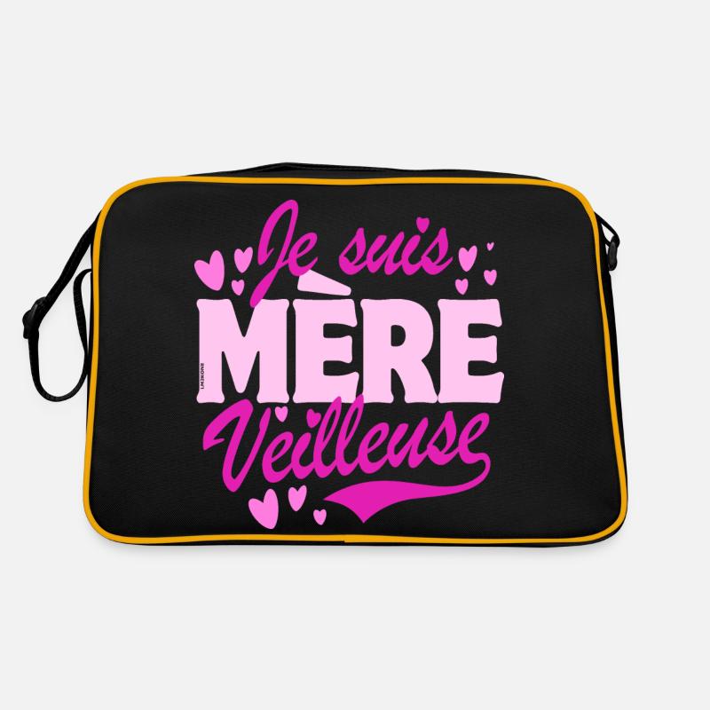 Muttertag - Ich bin eine Mutter Nachtlicht - pink Retro Tasche