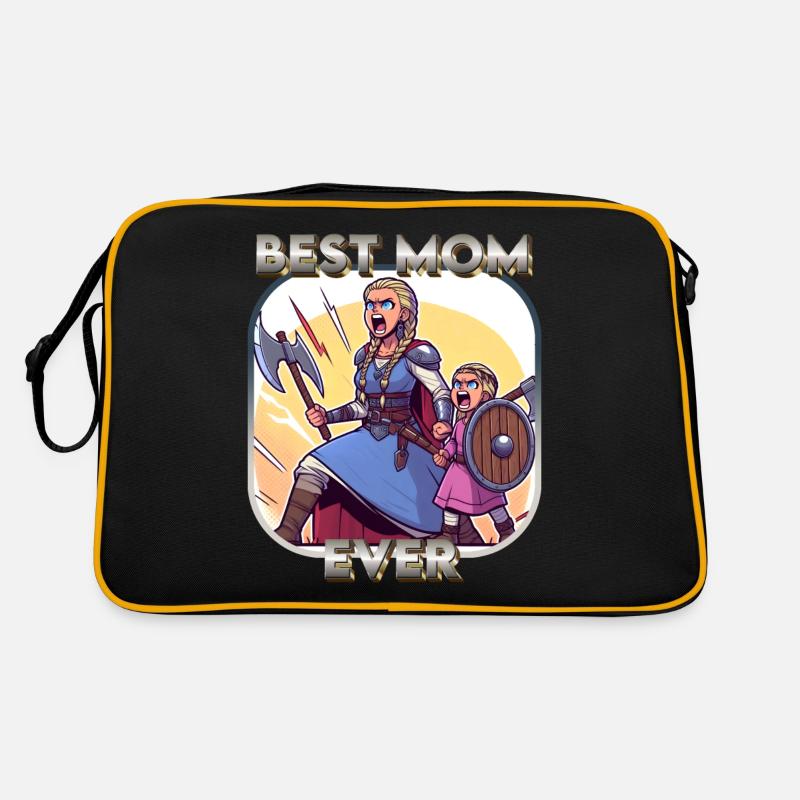 Best Mom Ever - Retro Bag - black/gold