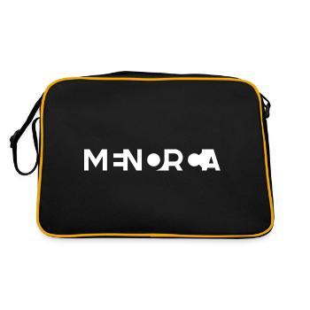 MINORQUE – Îles Baléares – Espagne - Sac Retro - noir/or - Dos