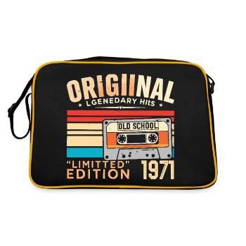 Original 1971, Légendaire depuis 1971 Vintage 1971 - Sac Retro - noir/or - Dos