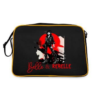 Belle et rebelle - Sac Retro - noir/or - Dos