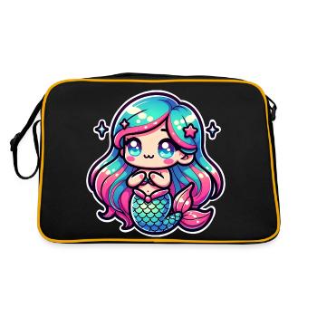 Sirène - Sac Retro - noir/or - Dos