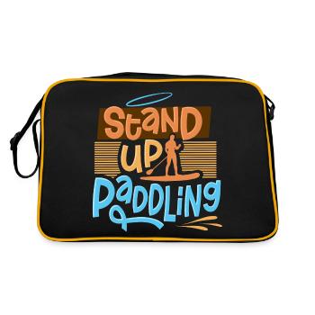 Stand Up Paddling - Retro Bag - black/gold - Back