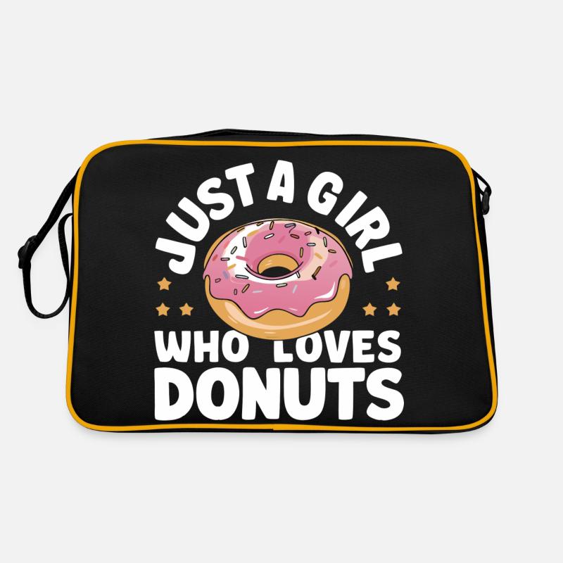 Donut Donuts Candy Bagel Retro Bag