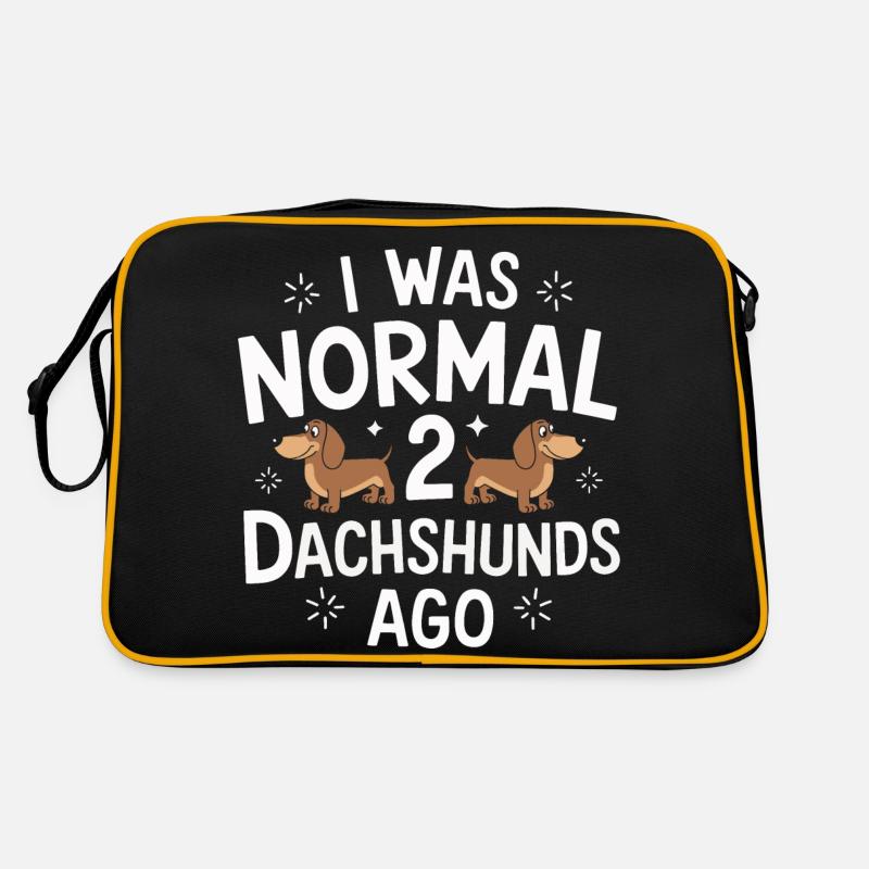 Dackel Hund Retro Tasche