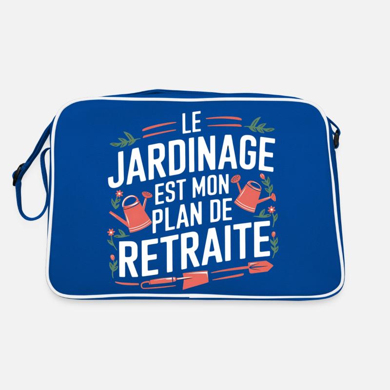 Le jardinage est mon plan de retraite Sac Retro