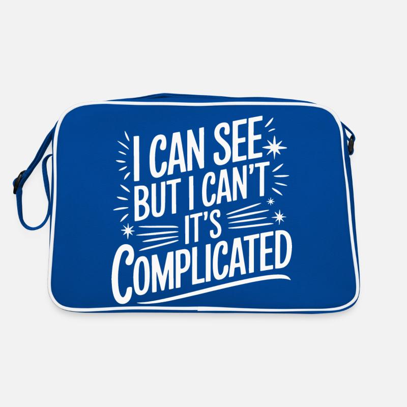 Blinde Blindheit Sehbehinderte Menschen Retro Tasche