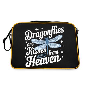 Libellule Libellules Insectes Nature - Sac Retro - noir/or - Dos