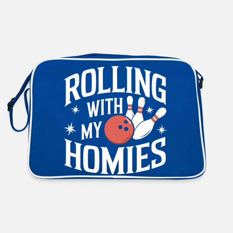 Bowling Bowler Pin Ball Bowling Ball Sac Retro