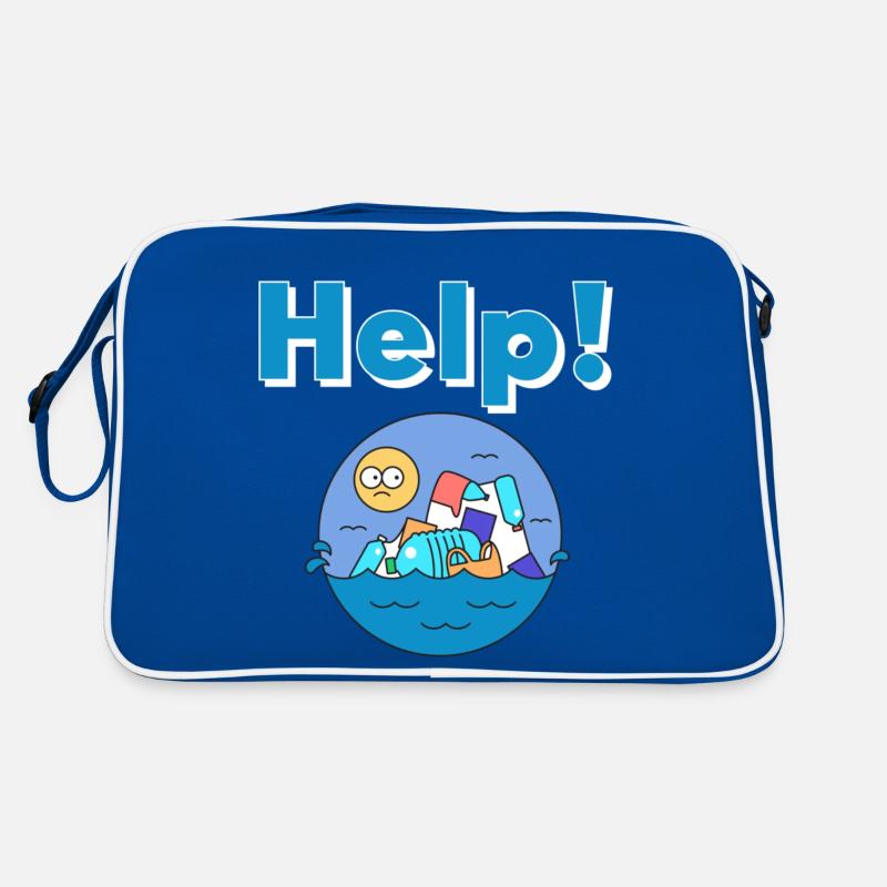 Plastic Nature Conservation Environmental Protection Retro Bag
