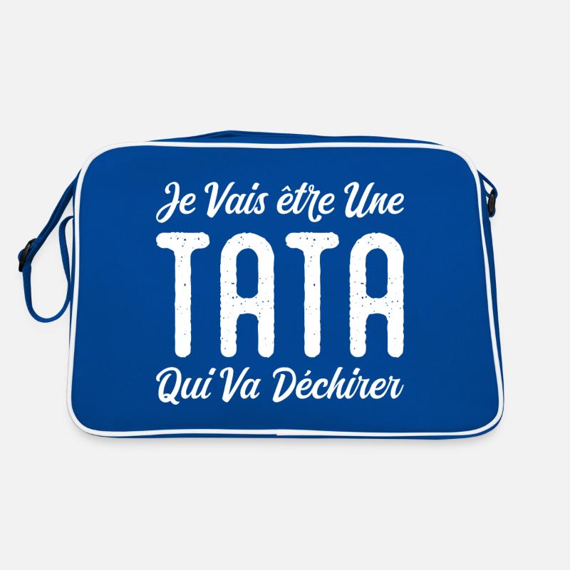 Ich werde eine Tante sein, die rocken wird Retro Tasche