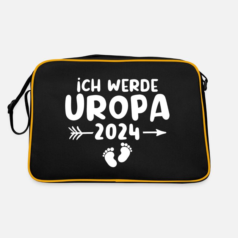 Ich werde Uropa 2024 Retro Tasche